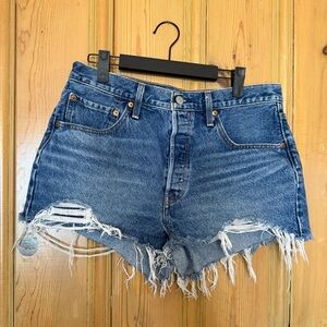 Levi’s Denim Distressed Women Shorts